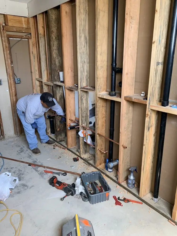 Commercial rough-in plumbing for Water Heater Replacement in Hunters Run
